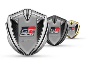 Toyota Metal Domed Emblem Pro Style Stainless Steel Base